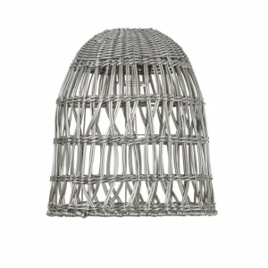 STAR TRADING Abat-jour Knute, sans douille, Ø 30 cm, gris^ Suspensions D'Extérieur
