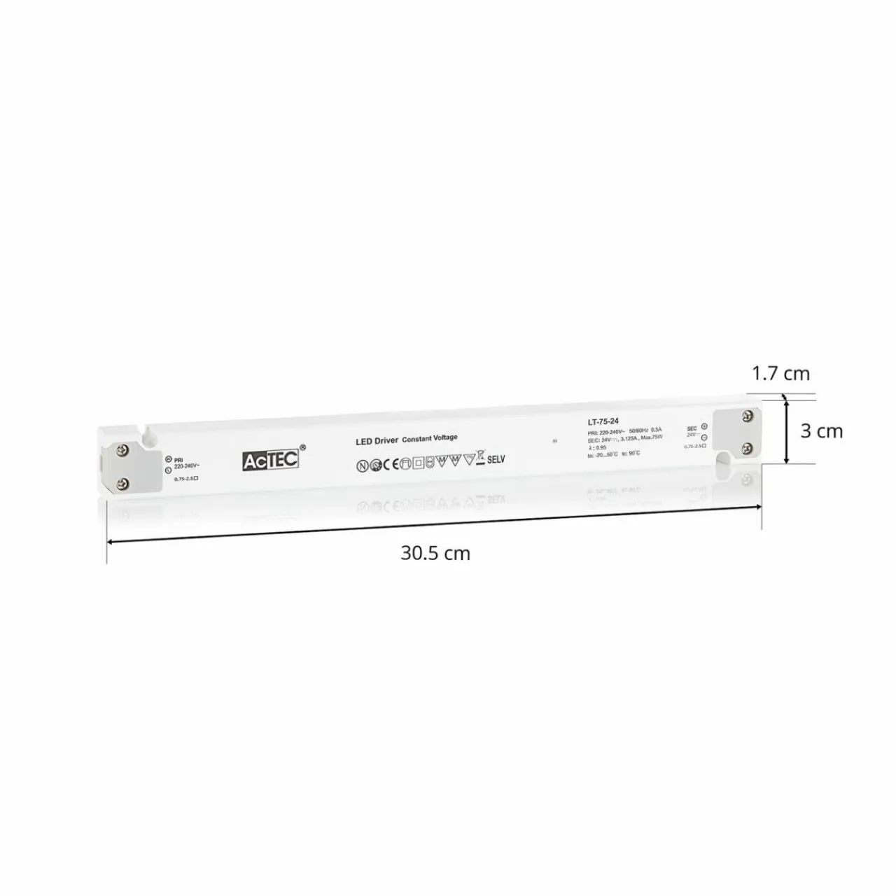 actec_lt_driver_led_cv_v_w_0-4.webp AcTEC LT driver LED CV 24V, 75W^ Bloc D'Alimentation Courant Constant