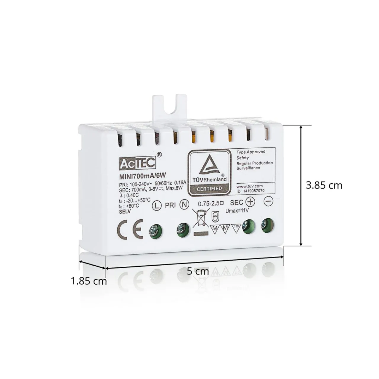 actec_mini_driver_led_cc_ma_w_ip_0-8.webp AcTEC Mini driver LED CC 700mA, 6W, IP20^ Bloc D'Alimentation Courant Constant