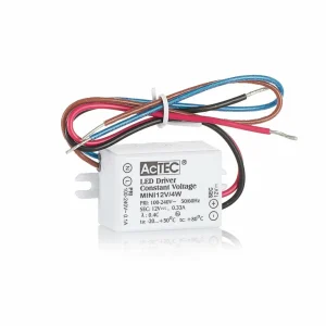 AcTEC Mini driver LED CV 12 V, 4 W, IP65^ Bloc D'Alimentation Courant Constant