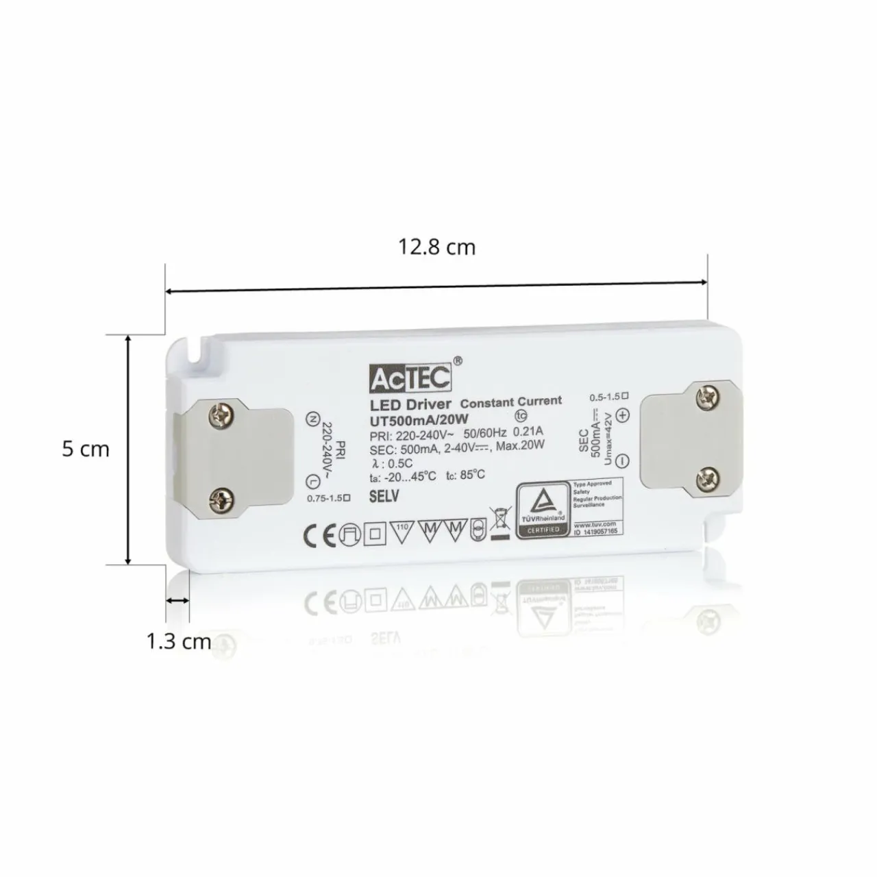 actec_slim_driver_led_cc_ma_w_0-1.webp AcTEC Slim driver LED CC 500mA, 20W^ Bloc D'Alimentation Courant Constant