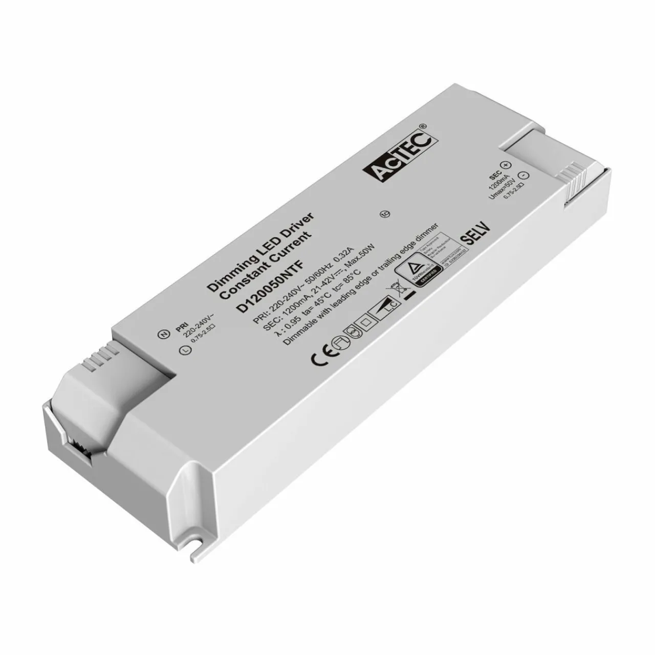actec_triac_driver_led_cc_max_w_ma_0-5.webp AcTEC Triac driver LED CC max. 50W 1.200mA^ Bloc D'Alimentation Courant Constant