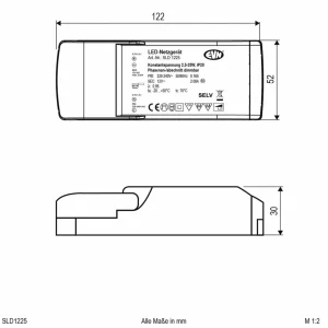 EVN Alimentation 12V/DC 2,5-25W, IP20, 230-240V/AC^ Tension Constante