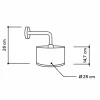 Almut von Wildheim ALMUT 2610 applique Ø 25cm, foin véritable^ Luminaires Durables
