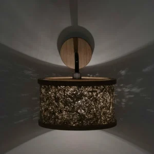 Almut von Wildheim ALMUT 2610 applique Ø 25cm, foin véritable^ Luminaires Durables
