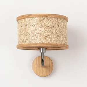 Almut von Wildheim ALMUT 2610 applique Ø 25cm, foin véritable^ Luminaires Durables