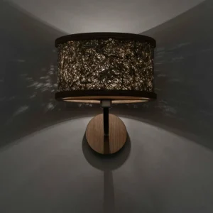 Almut von Wildheim ALMUT 2610 applique Ø 25cm, foin véritable^ Luminaires Durables