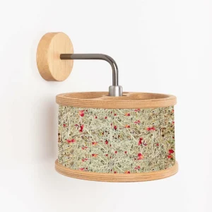 Almut von Wildheim ALMUT 2610 applique Ø 25 cm foin/roses rouges^ Luminaires Durables