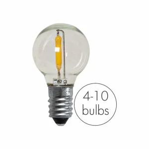 STAR TRADING Ampoule à incandescence LED E10 0,5W claire 23-55VAC/DC 3xSet^ Lumière De Noël