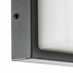 LCD Applique Babett E27 avec capteur, graphite^ Appliques D'Extérieur Avec Détecteur