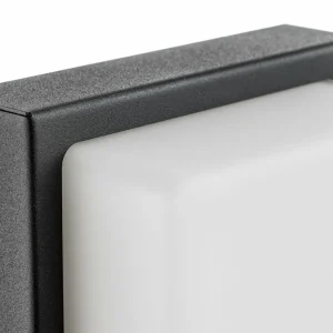 LCD Applique Babett E27 avec capteur, graphite^ Appliques D'Extérieur Avec Détecteur
