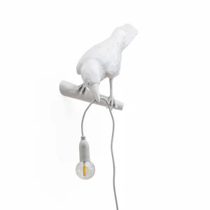 SELETTI Applique déco LED Bird Lamp, gauche, blanche^ Lampes Décoratives