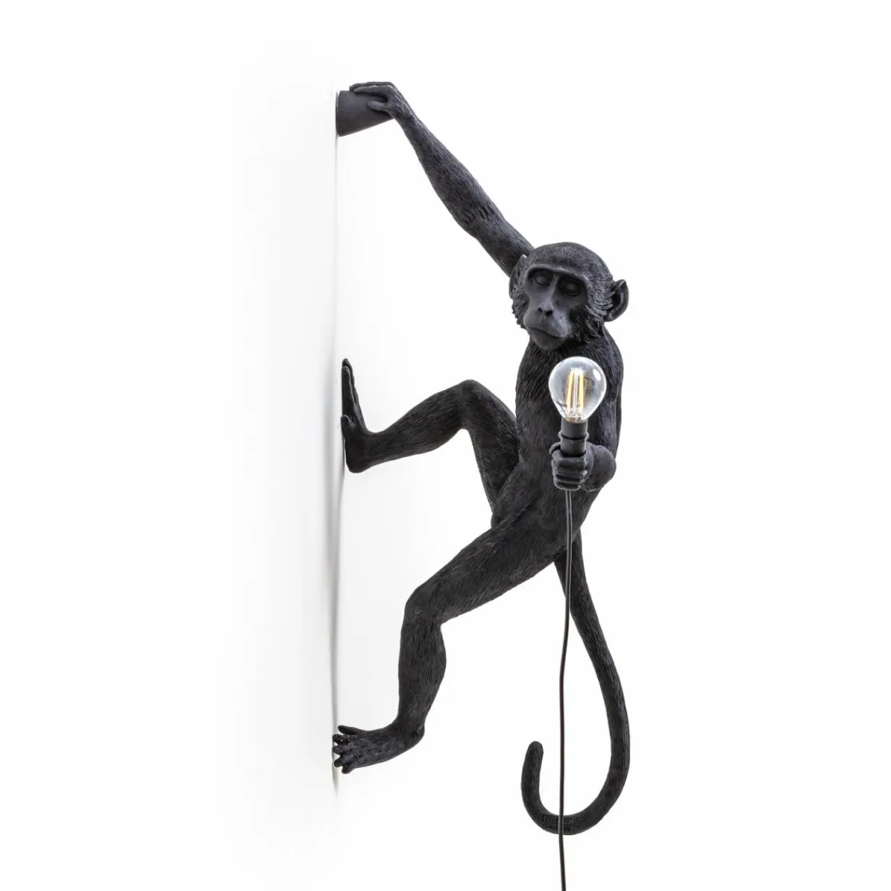 applique_dco_led_monkey_lamp_droite_noire_0.webp SELETTI Applique déco LED Monkey Lamp, droite, noire^ Lampes Décoratives