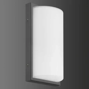 LCD Applique d’extérieur 039 en acier inox, graphite^ Appliques Murales Extérieures