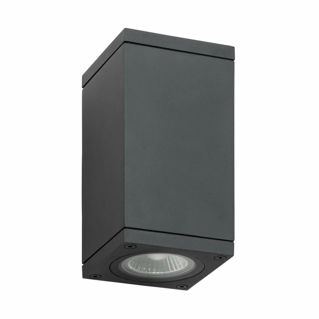 applique_dextrieur__noir_aluminium_verre__x_gu_1.webp LCD Applique d'extérieur 5160, noir, aluminium, verre, 2 x GU10^ Luminaires De Terrasse