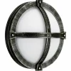 Albert Leuchten Applique d'extérieur Agneß style rustique noir^ Appliques Murales Extérieures