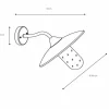 Lucide Applique d’extérieur Aruba, Ø 30 cm, brun rouille^ Appliques Murales Extérieures