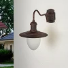 Lucide Applique d’extérieur Aruba, Ø 25 cm, brun rouille^ Appliques Murales Extérieures