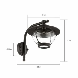 Moretti Luce Applique d'extérieur Betulle, laiton bruni^ Appliques Murales Extérieures