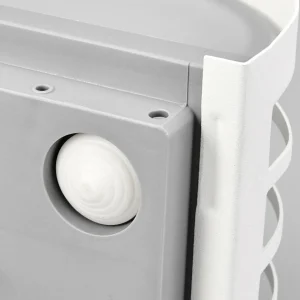 Lindby Applique d'extérieur Calin blanc à rayures^ Appliques Murales Extérieures