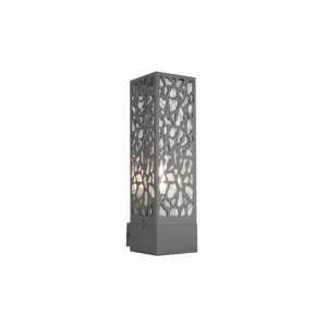 Trio Lighting Applique d'extérieur Cooper, abat-jour à motifs^ Appliques Murales Extérieures