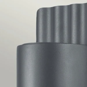 Elstead Applique d’extérieur Dali en acier inox, grise^ Luminaires De Terrasse