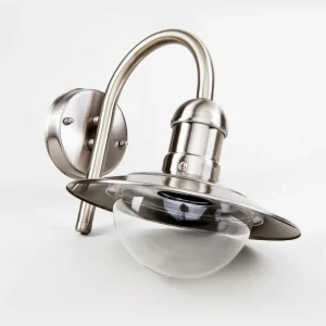 Lindby Applique d'extérieur Damion moderne en inox^ Appliques Murales Extérieures