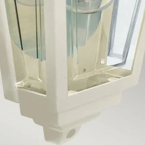 Elstead Applique d'extérieur Deco Lane, crème, lanterne, aluminium, IP44^ Luminaires De Terrasse