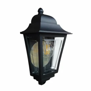 Elstead Applique d'extérieur Deco Lane, noir, lanterne, aluminium, IP44^ Luminaires De Terrasse