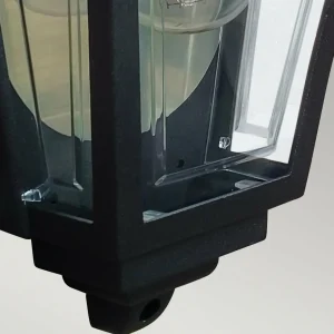 Elstead Applique d'extérieur Deco Lane, noir, lanterne, aluminium, IP44^ Luminaires De Terrasse