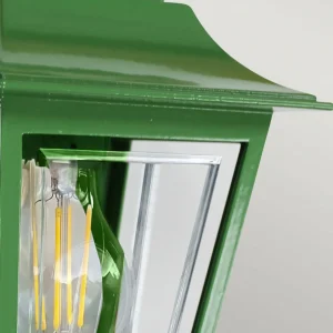 Elstead Applique d'extérieur Deco Lane, vert, lanterne, aluminium, IP44^ Luminaires De Terrasse