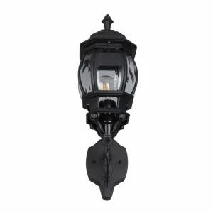 Trio Lighting Applique d'extérieur Elvo, douille en haut, noir mat^ Luminaires De Terrasse