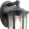 Quintiesse Applique d’extérieur Fairfield, noire, à une lampe^ Appliques Murales Extérieures