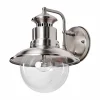Lindby Applique d'extérieur Gwendolyn en inox^ Appliques Murales Extérieures