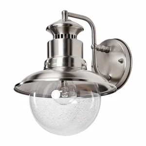 Lindby Applique d'extérieur Gwendolyn en inox^ Appliques Murales Extérieures