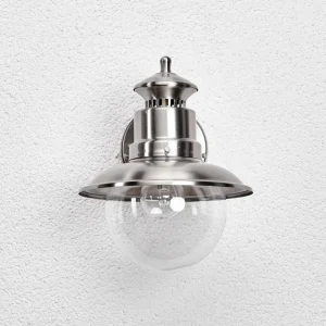 Lindby Applique d'extérieur Gwendolyn en inox^ Appliques Murales Extérieures