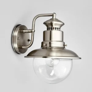 Lindby Applique d'extérieur Gwendolyn en inox^ Appliques Murales Extérieures