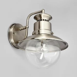 Lindby Applique d'extérieur Gwendolyn en inox^ Appliques Murales Extérieures
