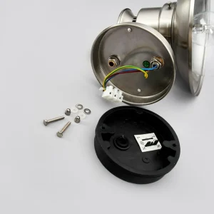 Lindby Applique d'extérieur Gwendolyn en inox^ Appliques Murales Extérieures