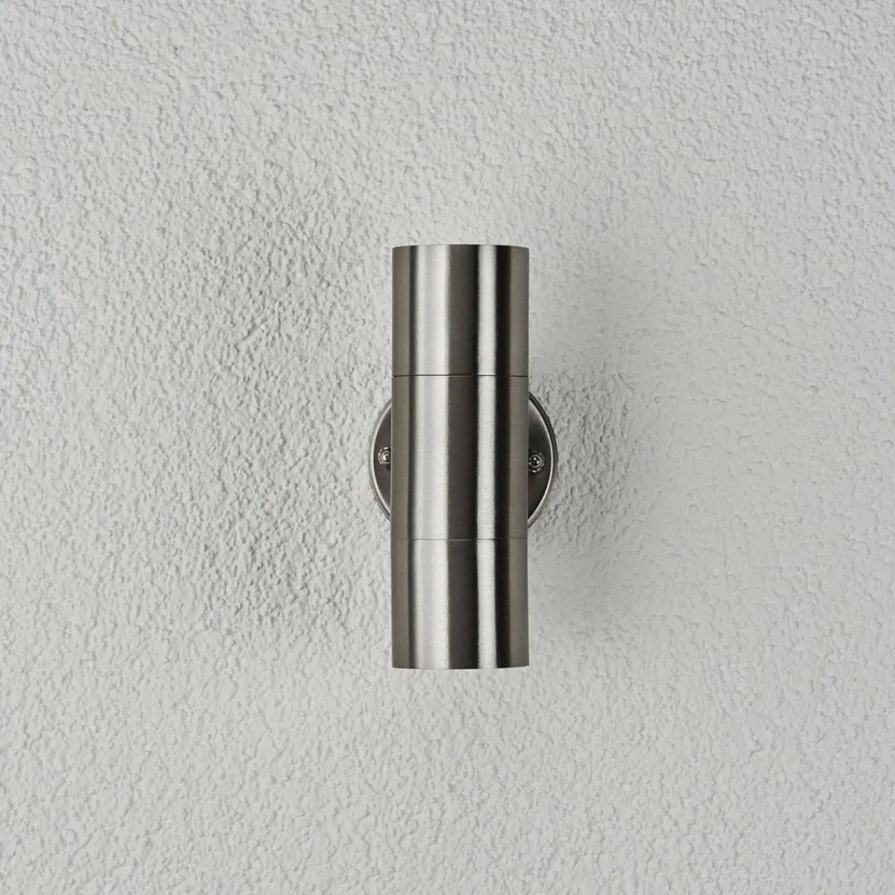 applique_dextrieur_hakan_en_inox___lampes_0.webp Lindby Applique d'extérieur Hakan en inox à 2 lampes^ Appliques Murales Extérieures