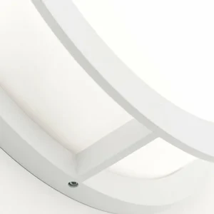 ORION Applique d'extérieur Henry, Ø 30 cm blanche^ Appliques Murales Extérieures