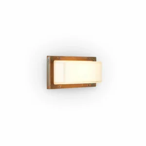 Moretti Luce Applique d'extérieur Ice Cubic 3410 laiton antique^ Appliques Murales Extérieures