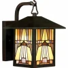 QUOIZEL Applique d’extérieur Inglenook, coloré, H 27,8 cm^ Appliques Murales Extérieures