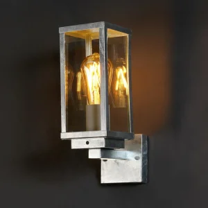 Eco-Light Applique d’extérieur Karo, debout capteur zinc^ Appliques Murales Extérieures