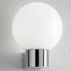 CMD Applique d’extérieur Kekoa acier inox sans capteur^ Appliques Murales Extérieures