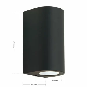ORION Applique d’extérieur Laurenz, uplight et downlight^ Appliques Murales Extérieures