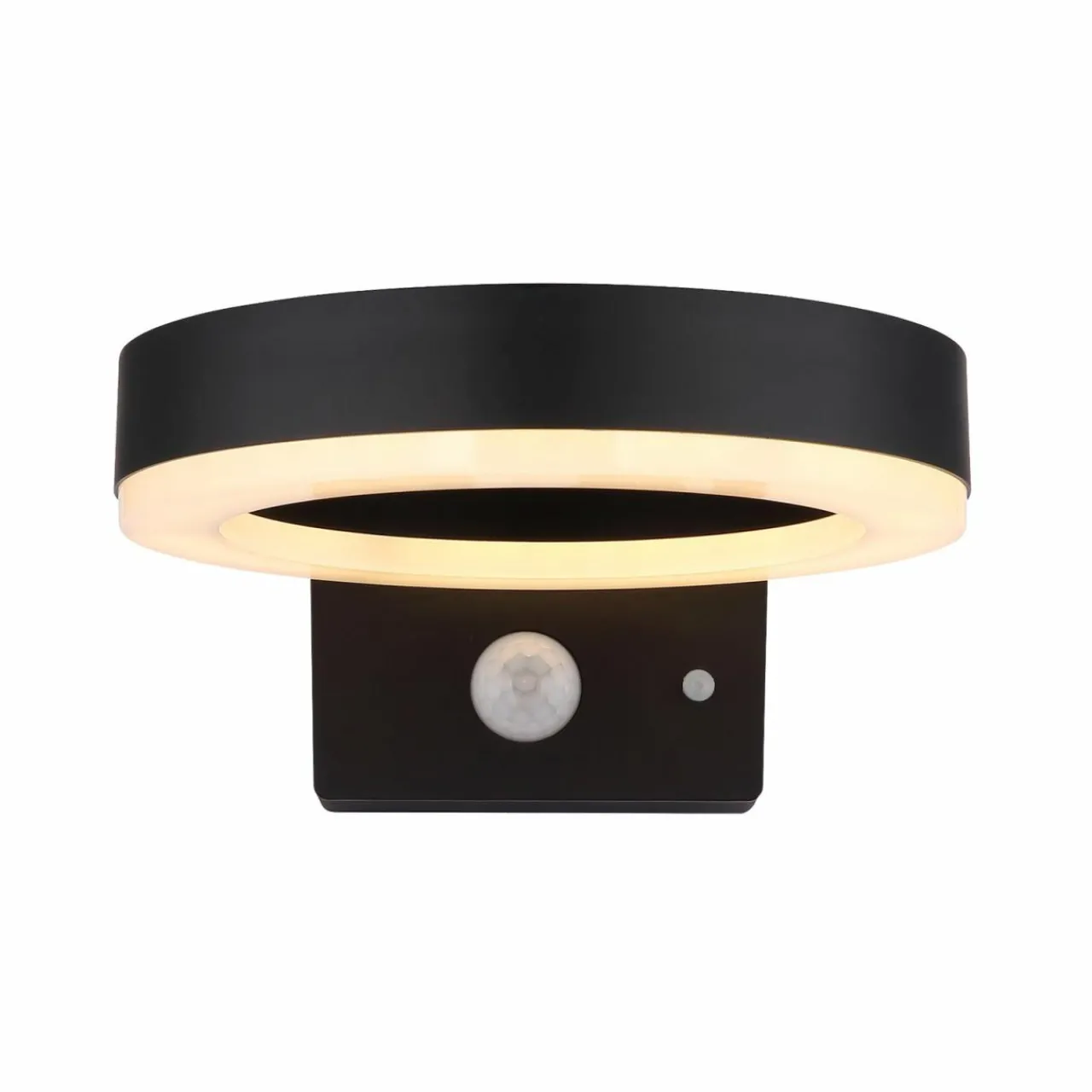 applique_dextrieur_led_solaire__noir_capteur_plastique_1.webp Globo Applique d'extérieur LED solaire 36507 noir, capteur, plastique^ Lampes Solaires Avec Détecteur