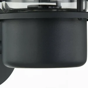 Lindby Applique d'extérieur Belmiro, fer, 23,5cm, E27, noir^ Appliques Murales Extérieures