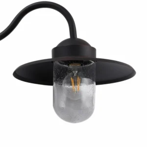 Lindby Applique d'extérieur Bilma, rouille, aluminium, verre^ Luminaires De Terrasse