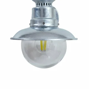 Lindby Applique d'extérieur Celinor, argent, acier, Ø 15 cm^ Luminaires De Terrasse